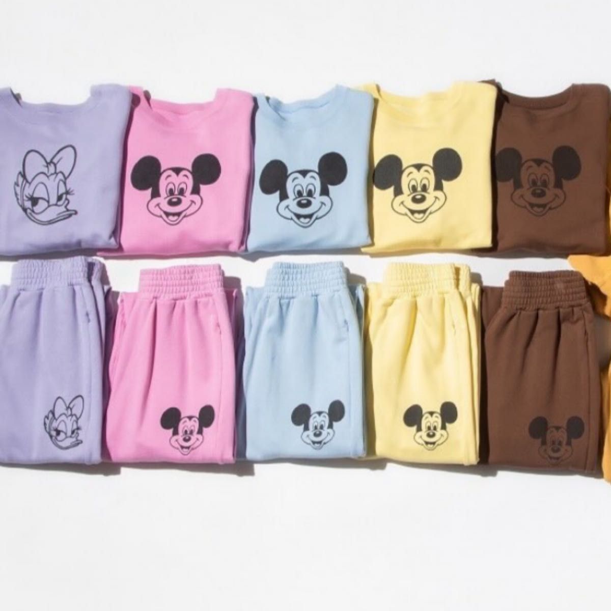 Disney collection WCJ SWEAT TOP ミッキー ブラウン 若槻千夏