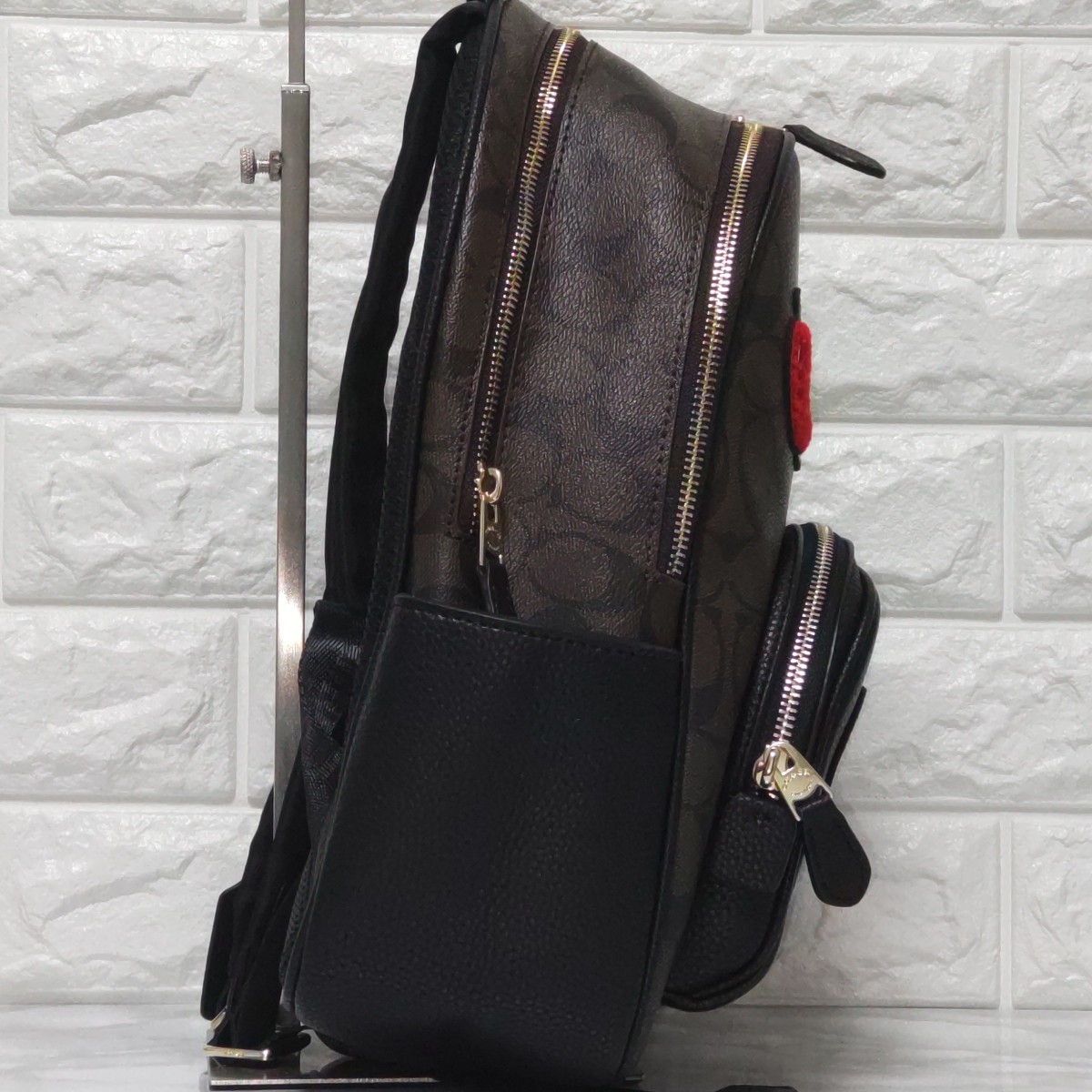 コーチ COACH スヌーピー コラボ リュック ブラウン ワッペン 未使用