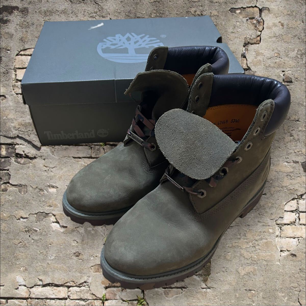 Yahoo!オークション - 23 希少 Timberland ティンバーランド 迷彩柄 ブ
