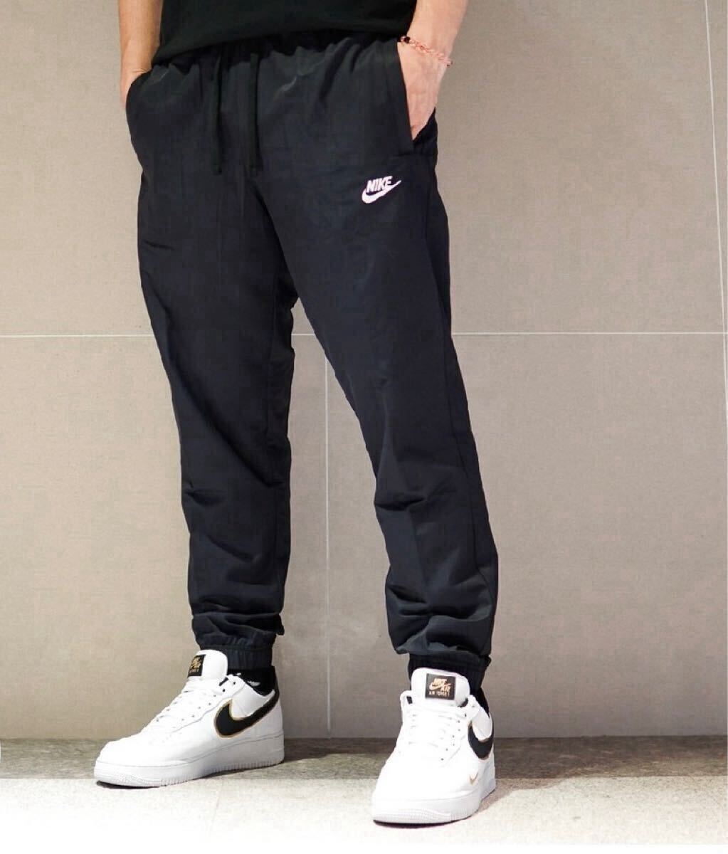 2XL 新品 NIKE ナイキ ウーブンパンツ ナイロンパンツ ブラック 黒
