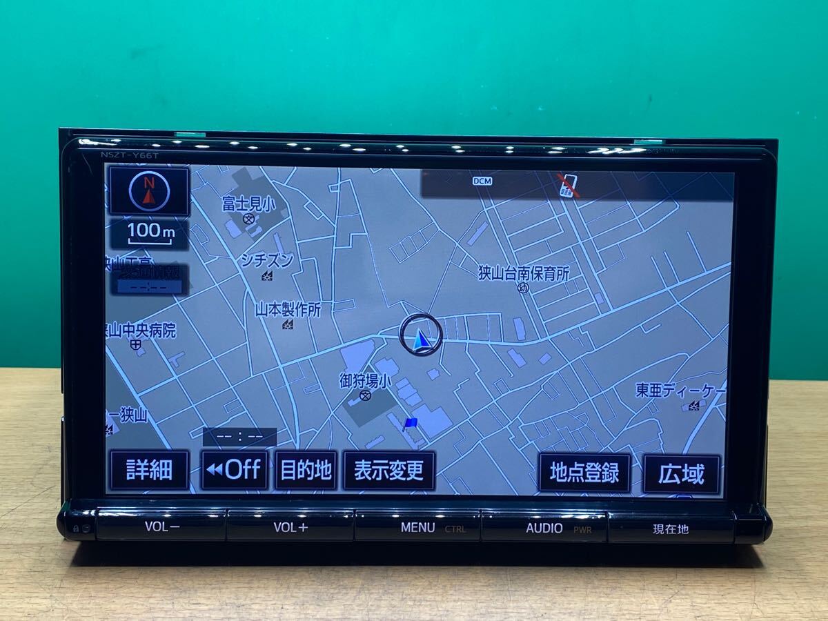 トヨタ 純正 SDナビ NSZT-Y66T 9インチ 地図データ 2022年 チェックOK