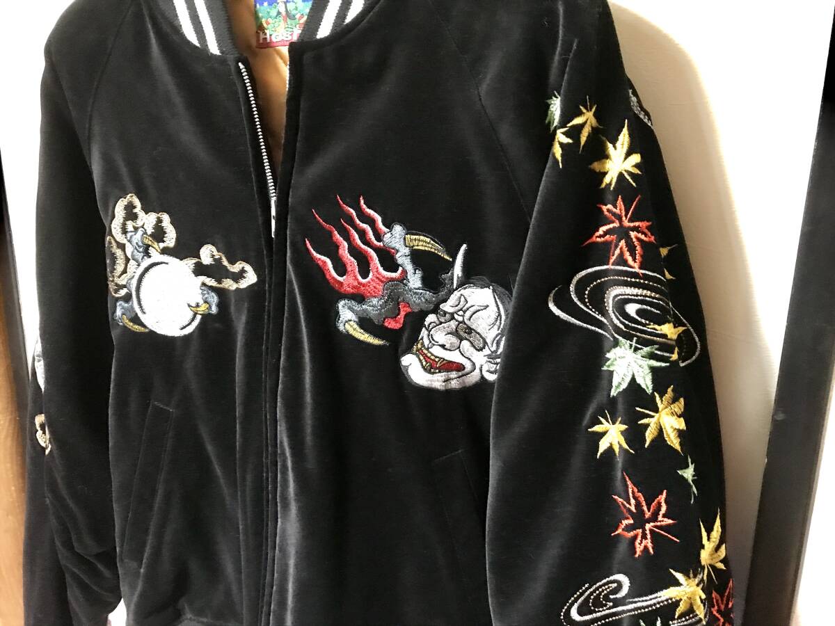 hoshihime ・星姫 ベロア スカジャン ・般若・日本製・美品｜Yahoo