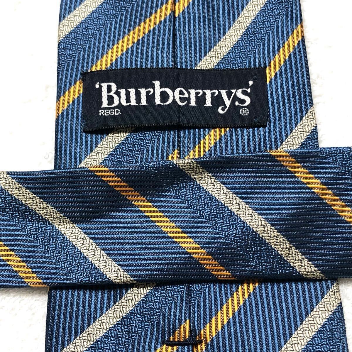 Burberrys バーバリー ネクタイ レジメンタルストライプ ホースマーク