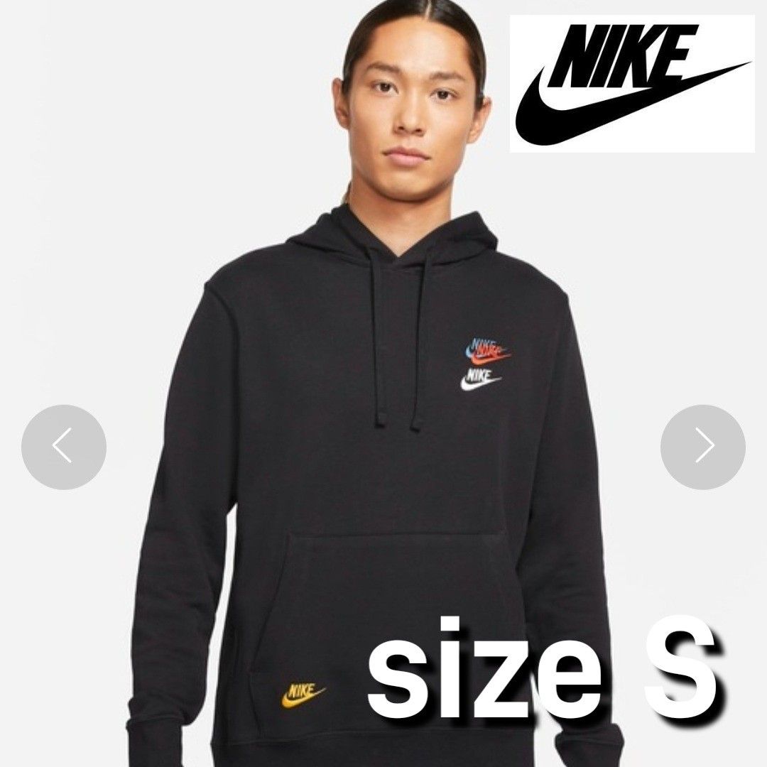 人気モデル ナイキ NIKE 刺繍ロゴ パーカー 三連ロゴ スウォッシュ