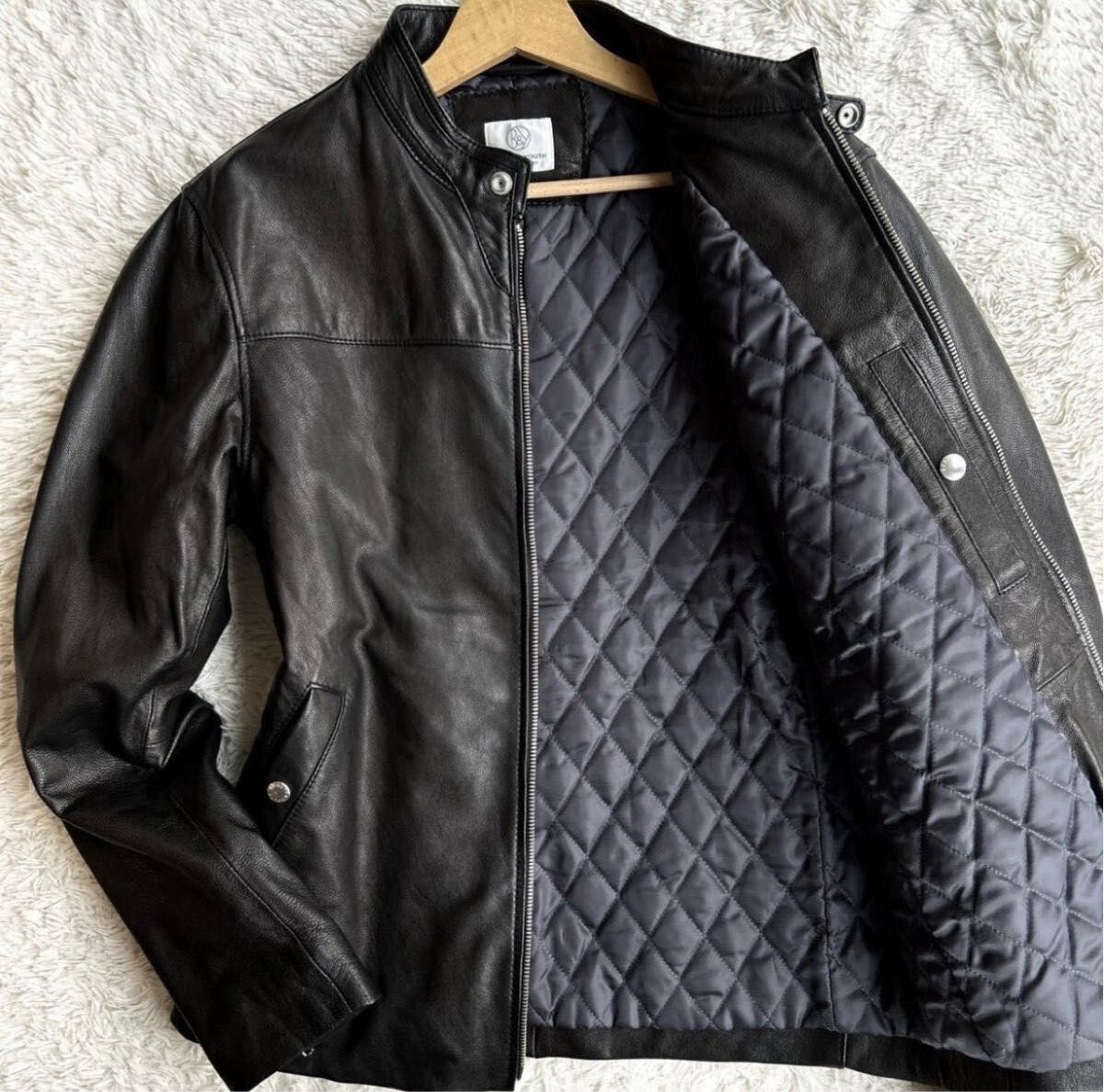 極希少XL BEAUTY&YOUTH / UNITED ARROWS シングルライダース ゴート