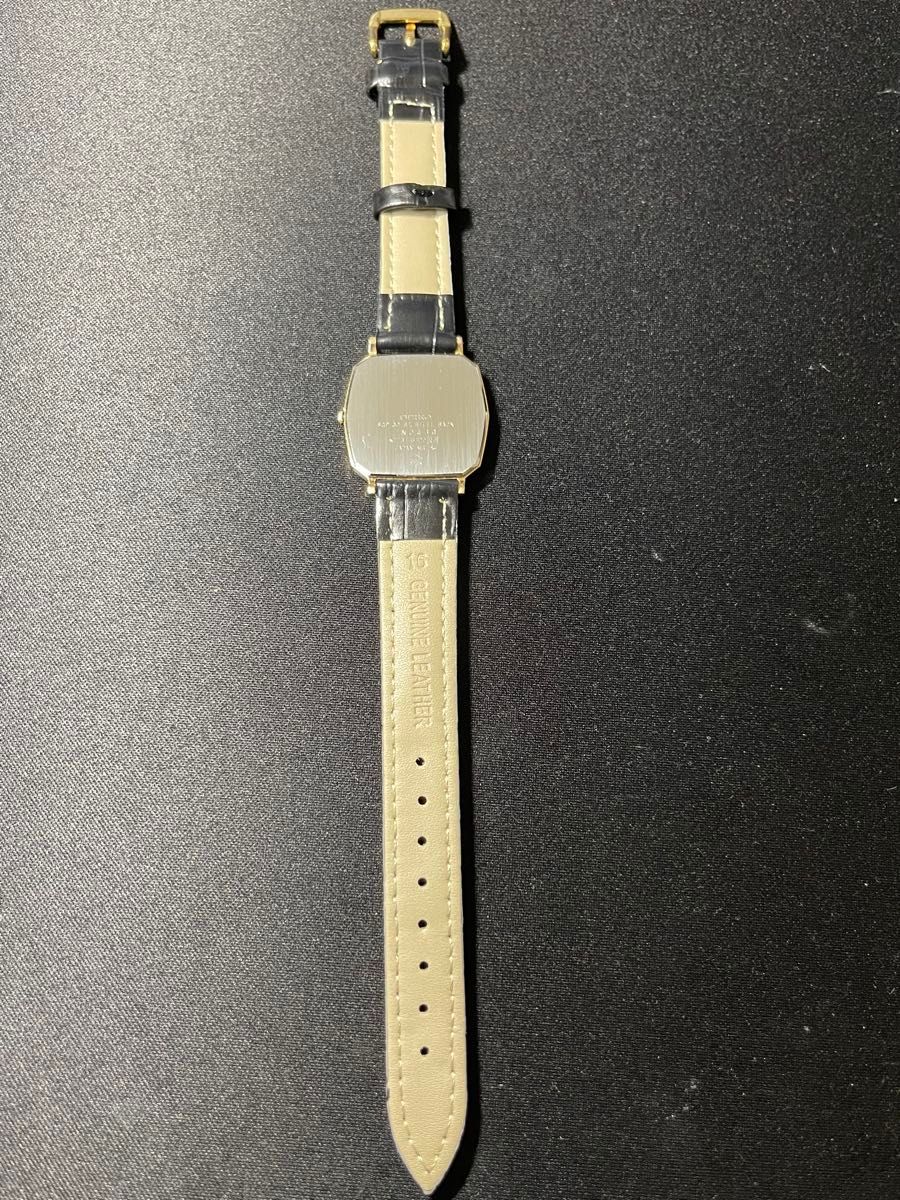 A-43 希少 稼働品 SEIKO DOLCE 80年代ヴィンテージ スクエア型