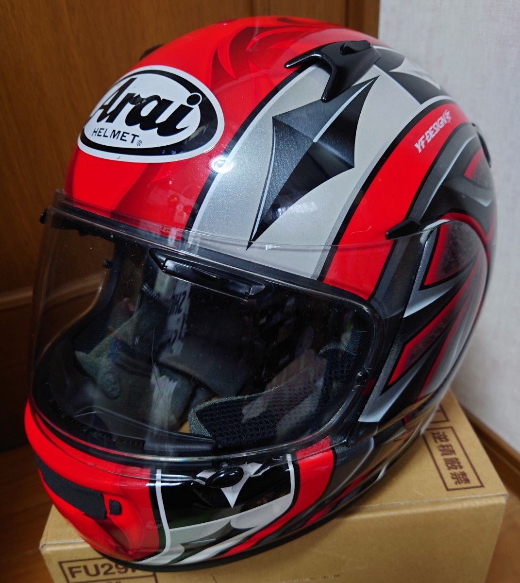 Arai QUANTUM-J 57／58cm 2012年2月製造 口元ダクト欠品｜Yahoo!フリマ