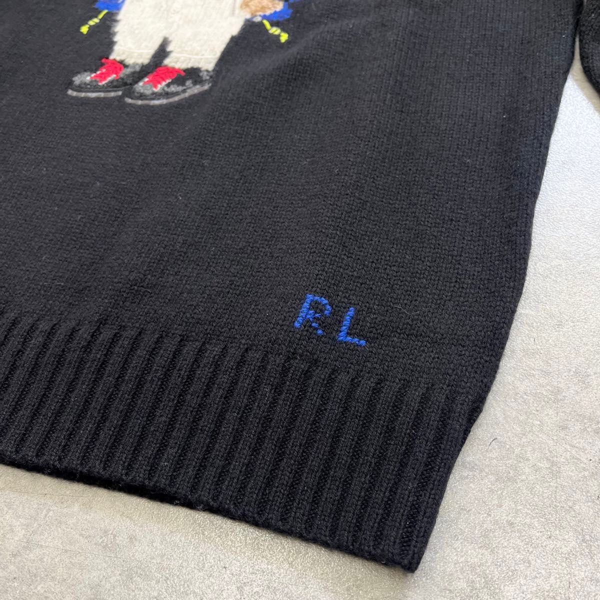 希少 新品未使用タグ付き ポロ ラルフローレン ポロベア ニット