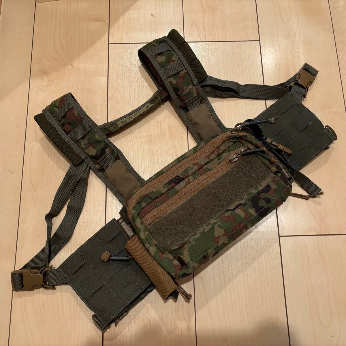 4 d t g チェストリグ セット 陸自迷彩 四度戦術装備 自衛隊 chest rig