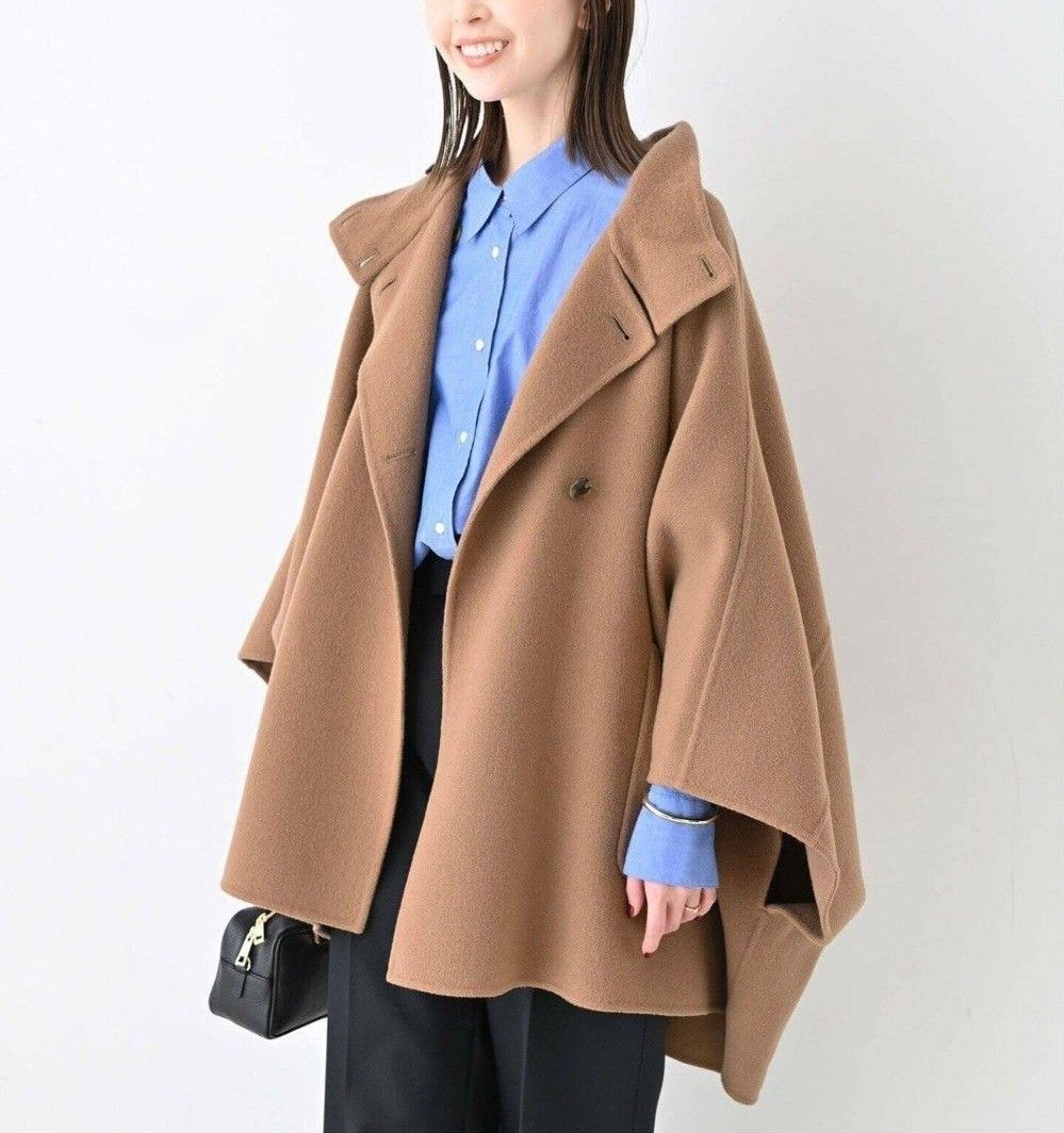 美品『スローブイエナ』SLOBE IENA スタンドカラー ダブルフェイス