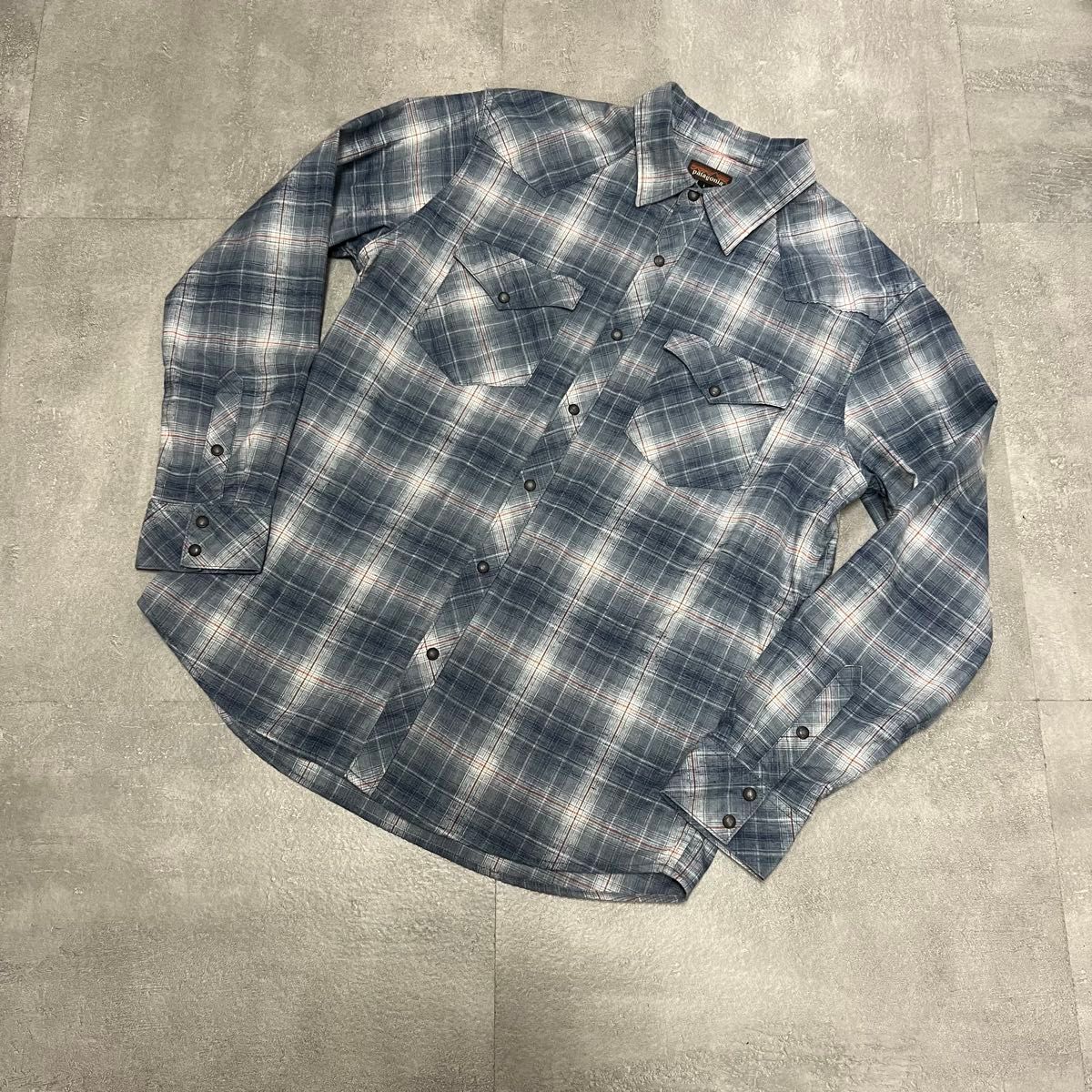 Patagoniaパタゴニア長袖ウエスタンシャツ古着シャドーチェック