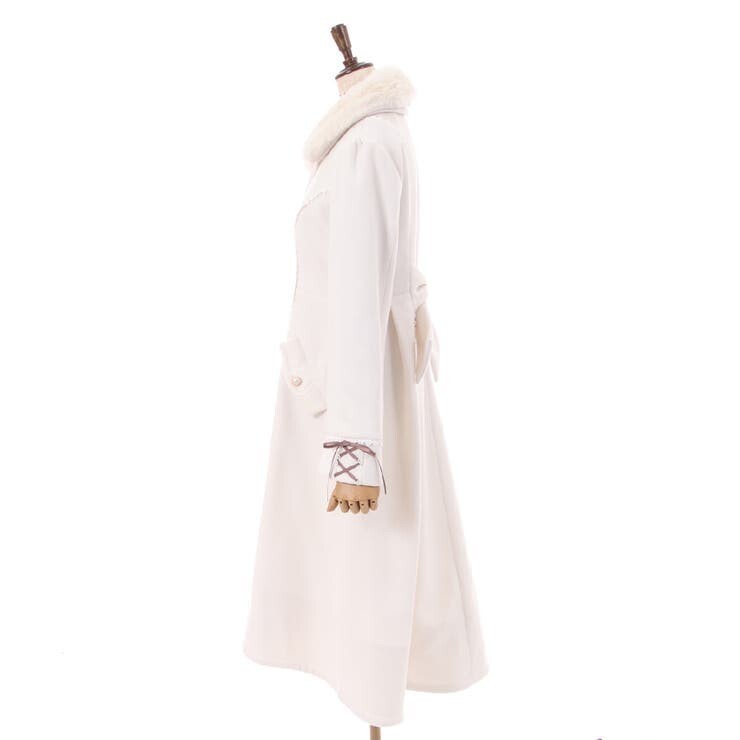 新品タグ付き axes femme アクシーズファム ファー襟フィッシュテール