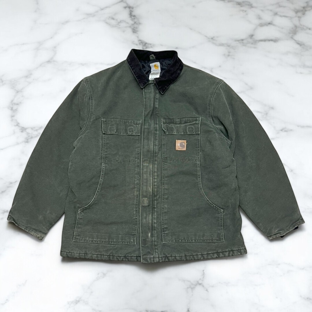 古着 00s MEXICO製 CARHARTT C28 DUCK WORK JACKET MOS カーハート