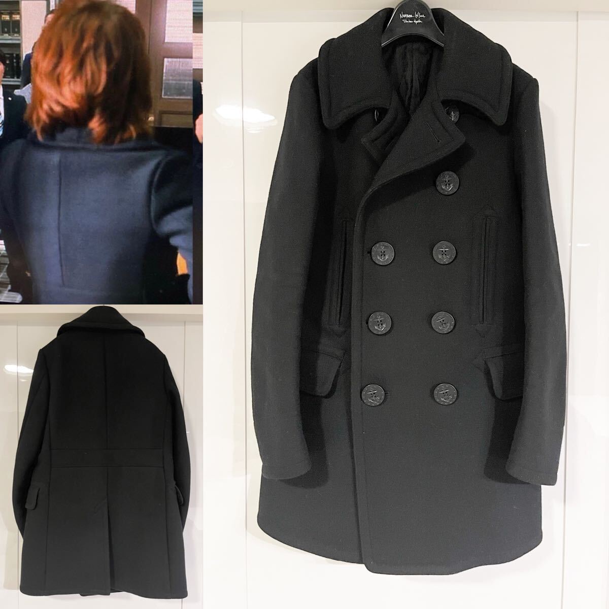 2014AW Hero キムタク着 S ラグスマックレガー ピーコート 野口強着