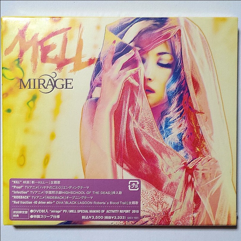 MELL「MIRAGE」初回限定盤CD+DVD 特製スリーブ仕様 砂漠の雪 Red