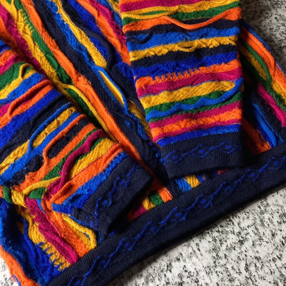 90sオーストラリア製】COOGI 3D立体編み ヴィンテージ ウールニット
