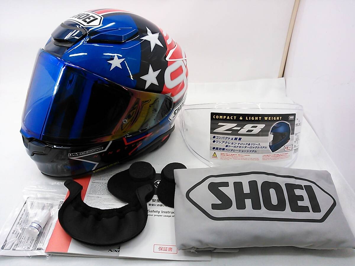 程度上 受注限定 2023年製 SHOEI ショウエイ Z-8 MARQUEZ AMERICAN