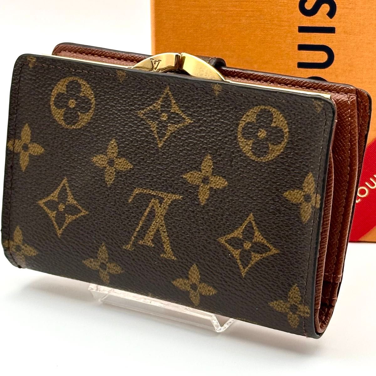 極美品】ルイヴィトン モノグラム ヴィエノワ がま口 コンパクト財布