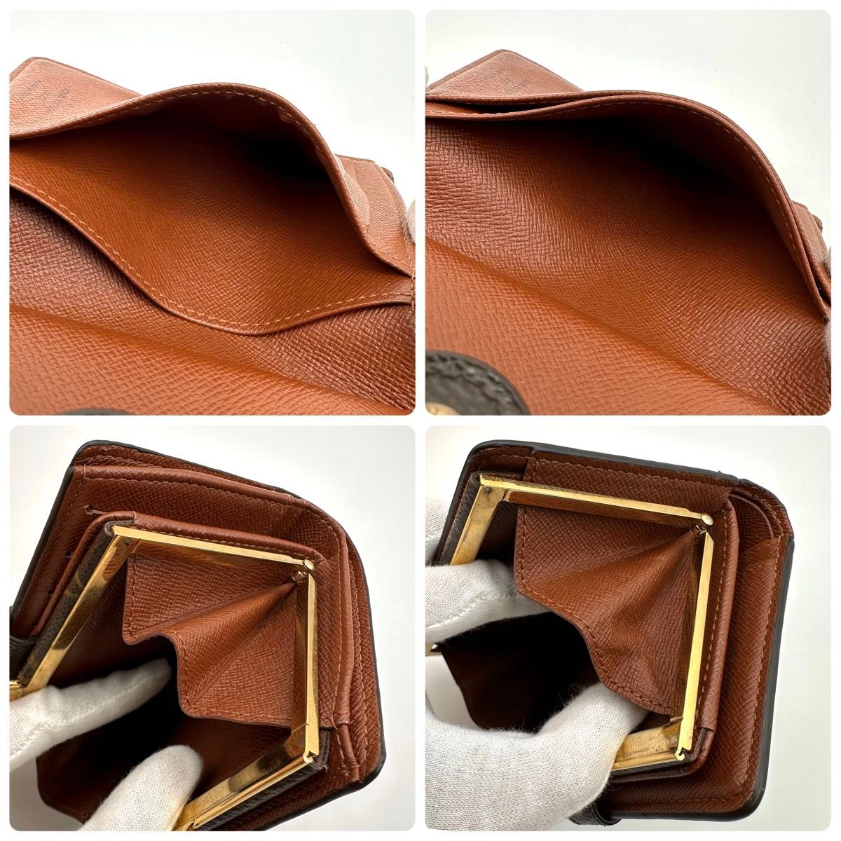 極美品】ルイヴィトン モノグラム ヴィエノワ がま口 コンパクト財布
