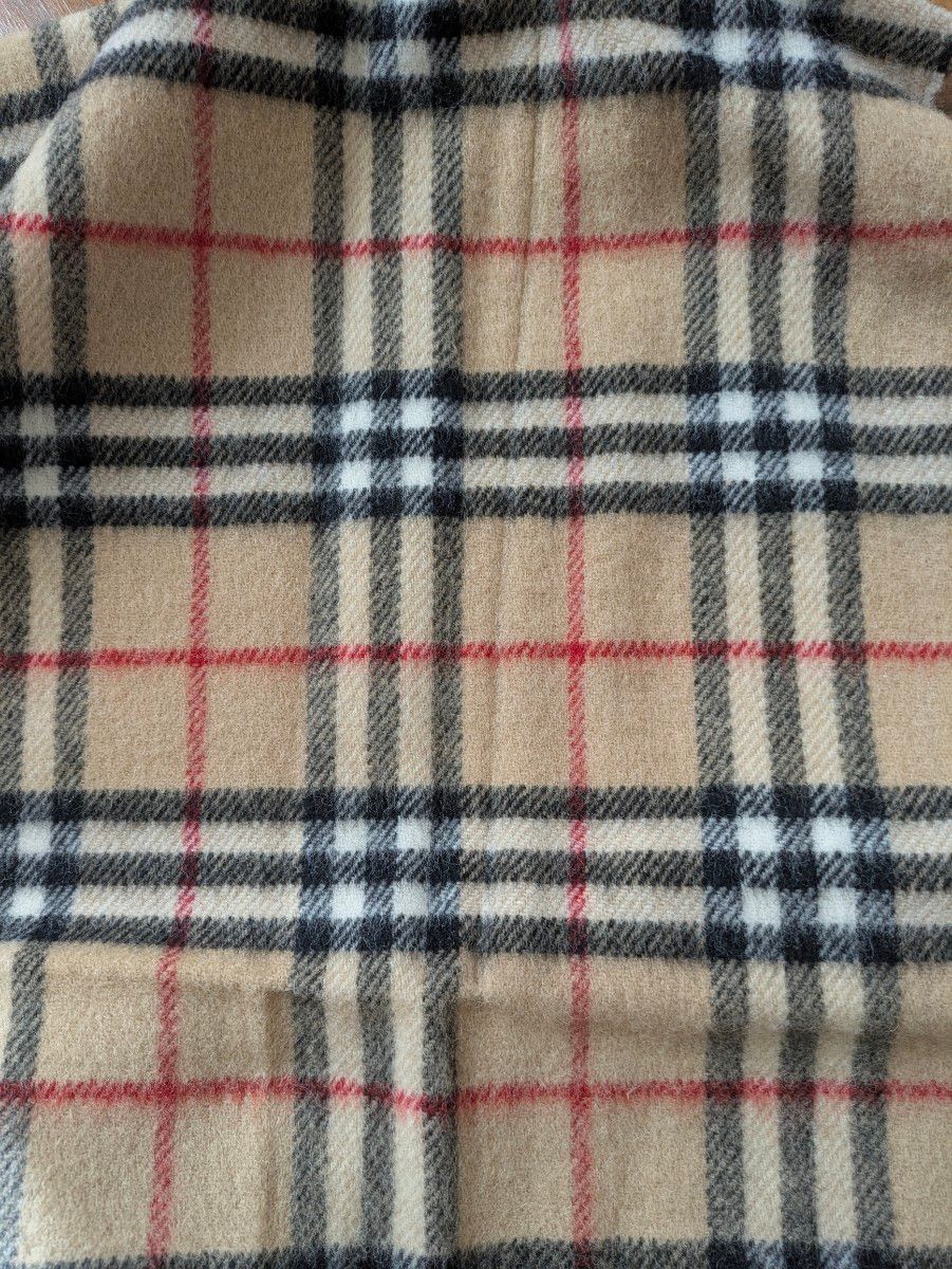 バーバリー ひざ掛け ブランケット ウール100% BURBERRY 新品未使用