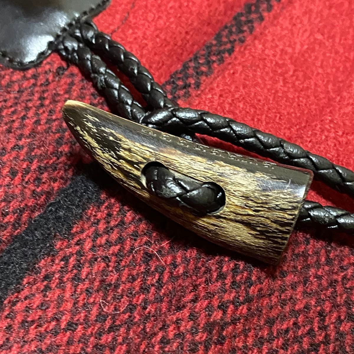 美品 BURBERRY BLACK LABEL ダッフルコート チェック 赤 バーバリー