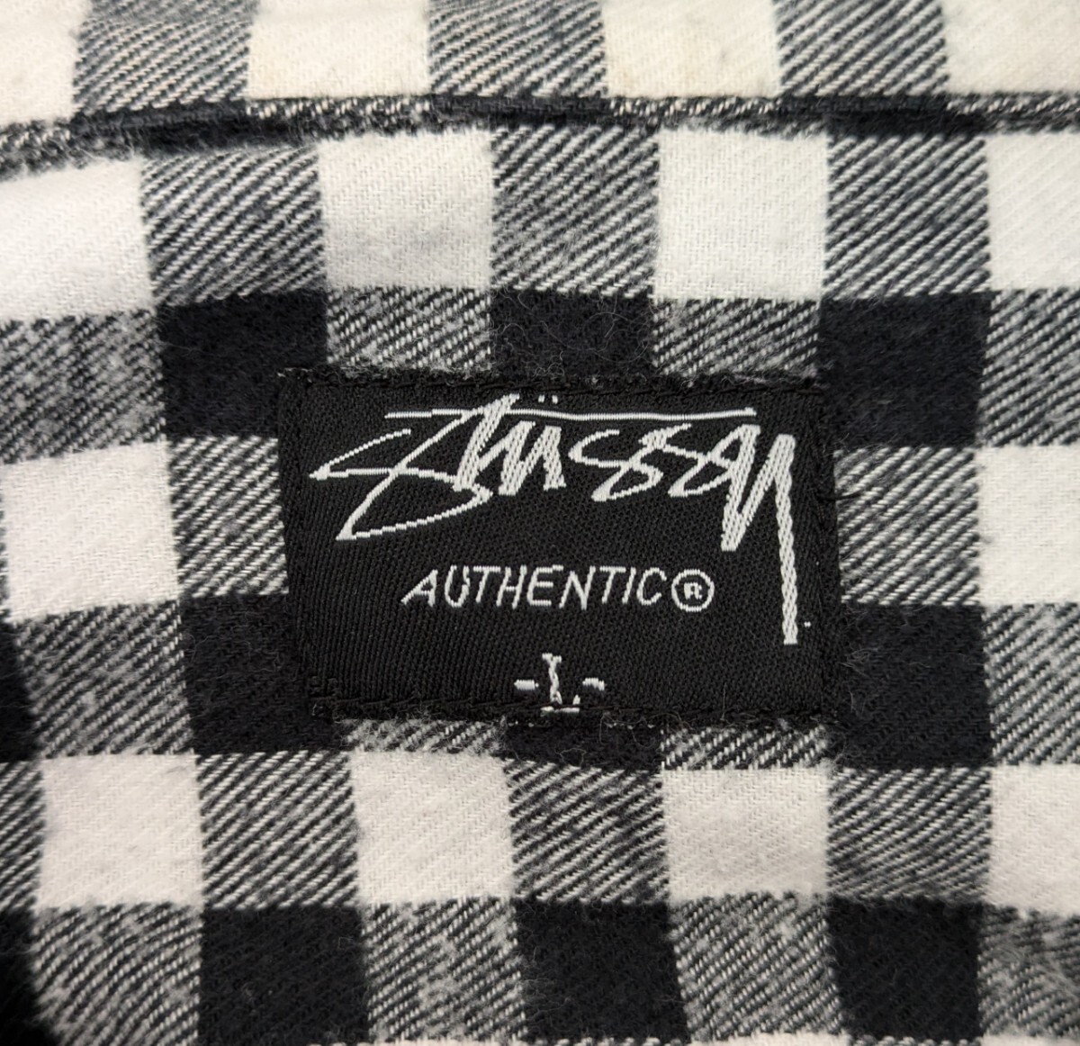 STUSSY ステューシー 長袖シャツ チェック ボタンダウン ギンガム