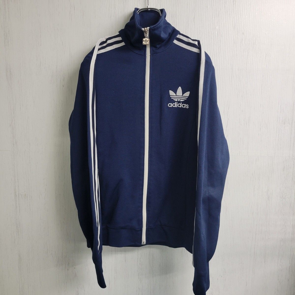 adidas アディダスオリジナルス トラックジャケット XS ネイビー 刺繍