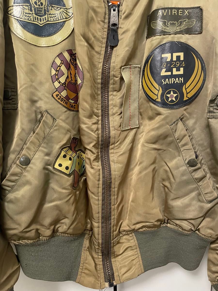 AVIREX L MA-1 長渕剛 フライトジャケット トップガン TOPGUN TOP GUN