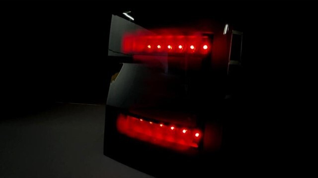 クリアワールド LED テールランプ レッドバー / クリアレンズ ( デリカ