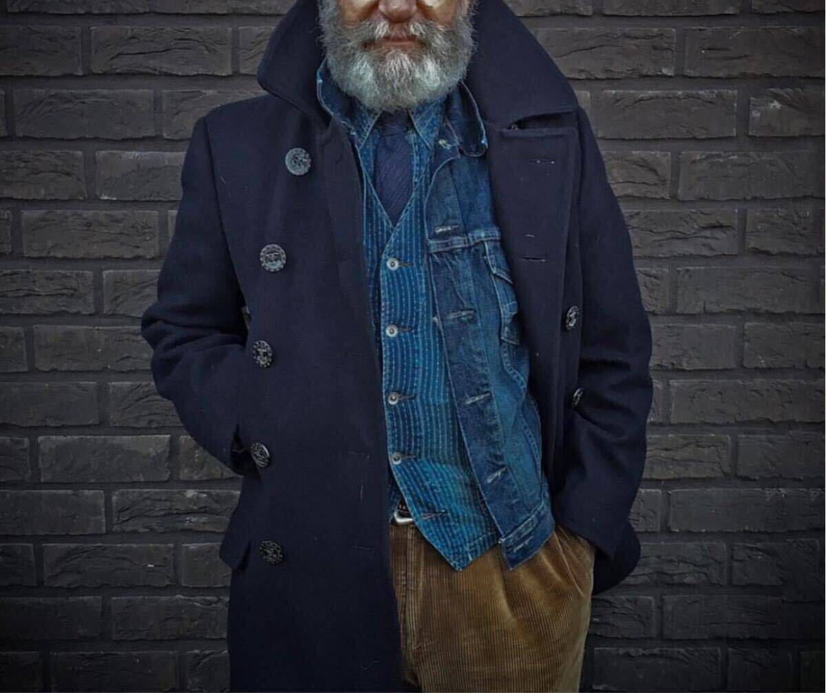 名作】RRL “10 Button Pea Coat” S ピーコート Pコート コート 10