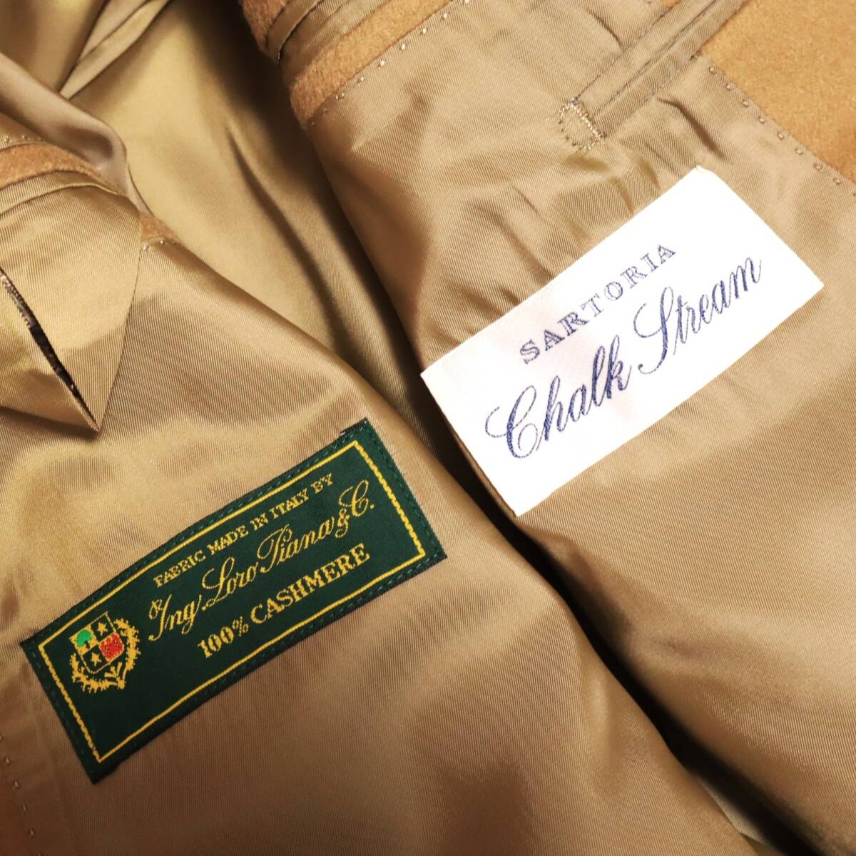 新品同様品 30万「SARTORIA Chalk Stream/チョークストリーム」×伊