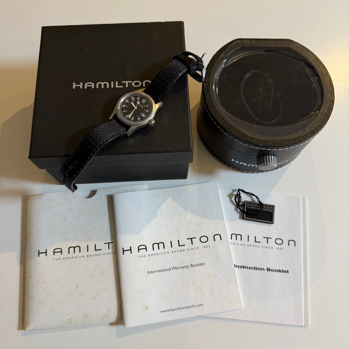 格安即決 HAMILTON KHAKI H683110 ブラック ハミルトン カーキ