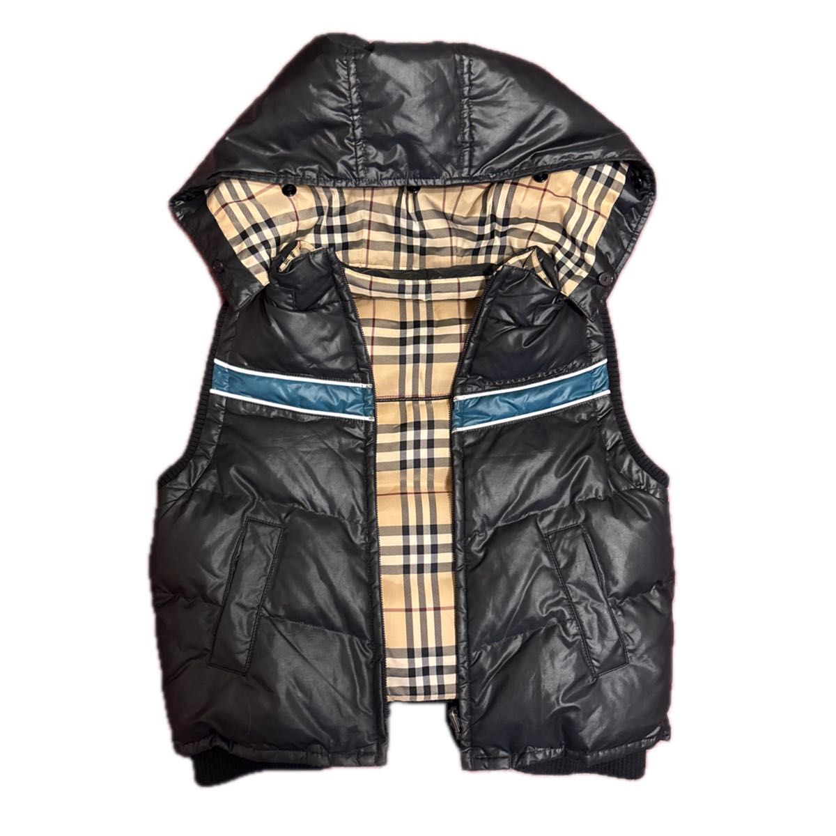 バーバリーBURBERRY キッズ リバーシブルベスト ダウンベスト ノバ