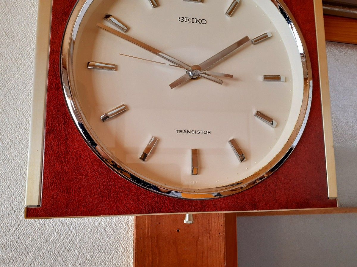 70's SEIKO トランジスタ 掛け時計 ミッドセンチュリー ビンテージ