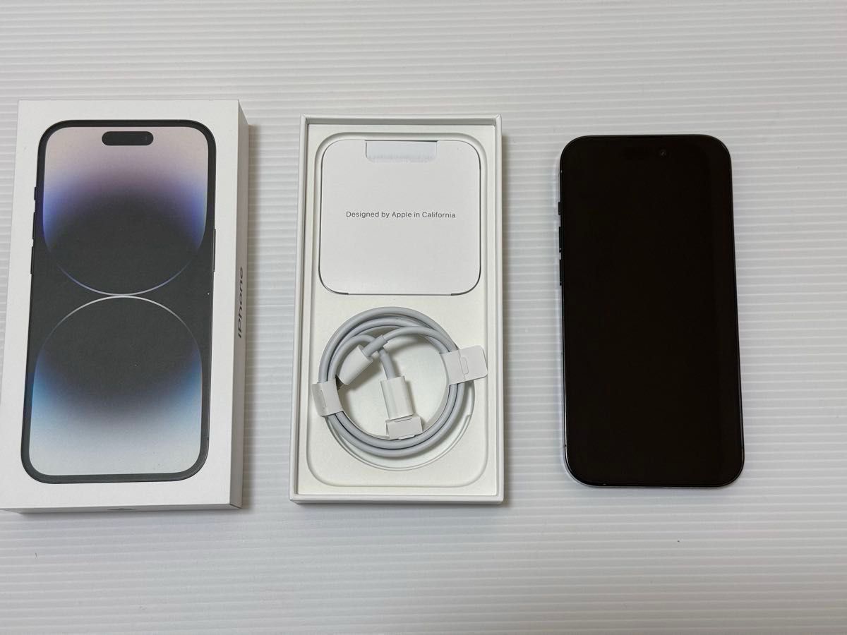 iPhone14Pro 512GB SIMフリー スペースブラック 防水ケースに入れて