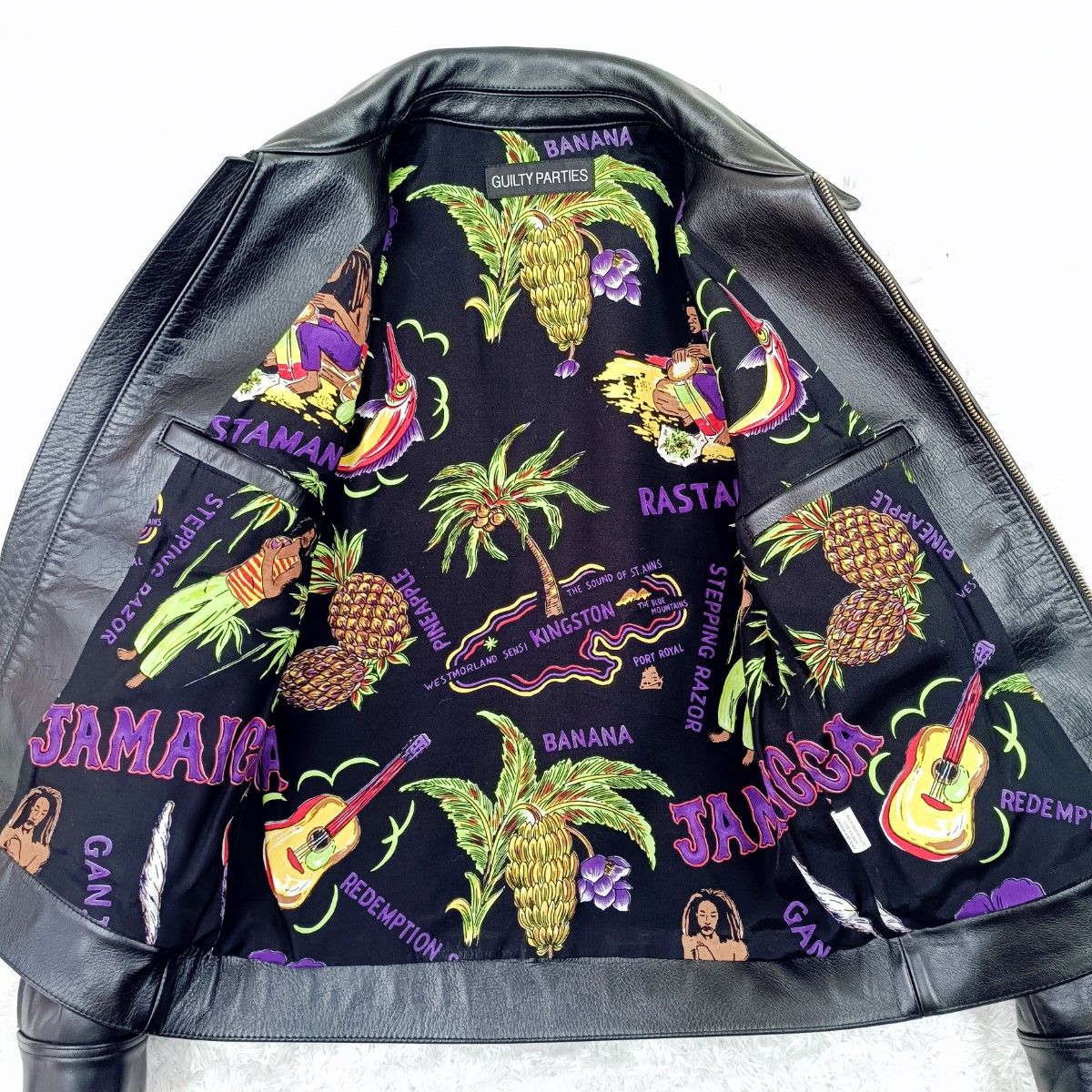 WACKO MARIAワコマリア ステアハイド 牛革 レザージャケット シングル