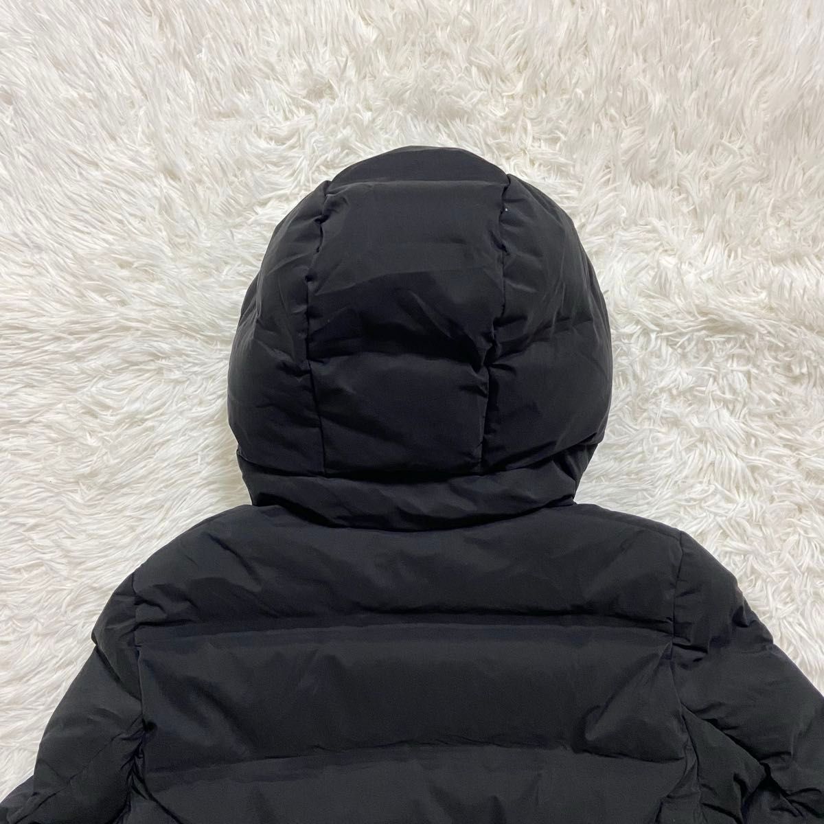 美品 ユニクロ 】シームレスダウンショートコート XL ブラック 黒