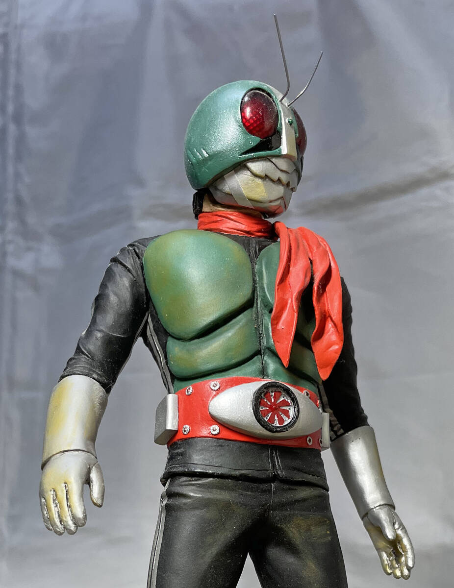 Yahoo!オークション - 仮面ライダー新1号 1/8 改造完成品 海洋堂（ 検