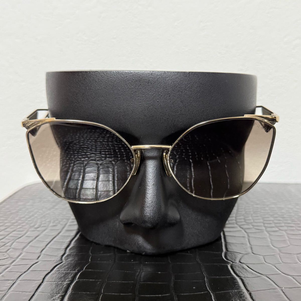 PRADA プラダ シンボルサングラス ゴールドフレームブラウン