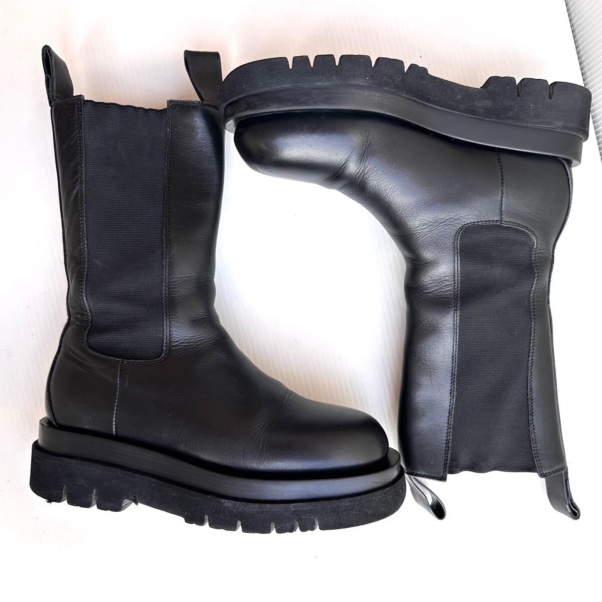 ボッテガヴェネタ Bottega Veneta サイドゴア アンクルブーツ 37