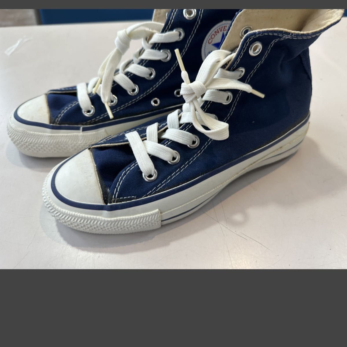 80s USA製 コンバース オールスター 紺 23 5センチ 新品｜Yahoo!フリマ
