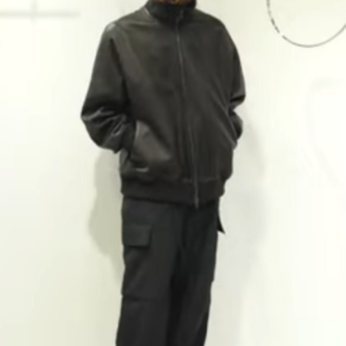 blurhms × wagamama tokyo Ex Spain Lamb Leather Track Jacket｜Yahoo