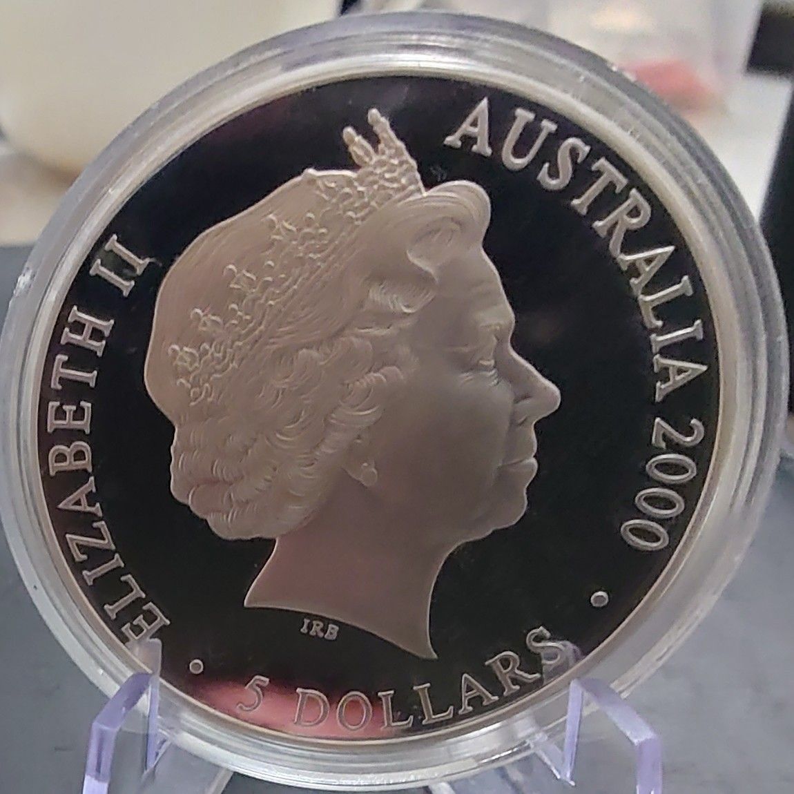 2000年 オーストラリア銀貨 5ドル 1オンス シドニーオリンピック記念