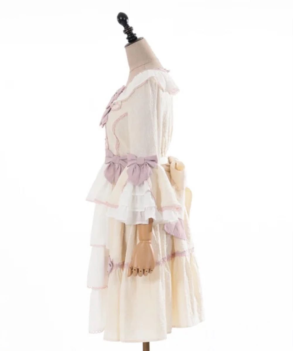 axes femme kawaii メアリー姫袖ドレス 新品未使用タグ付き 生成り