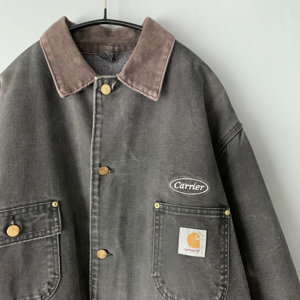 CARHARTT 90's ミシガンチョアコート カーハート ブラックフェード