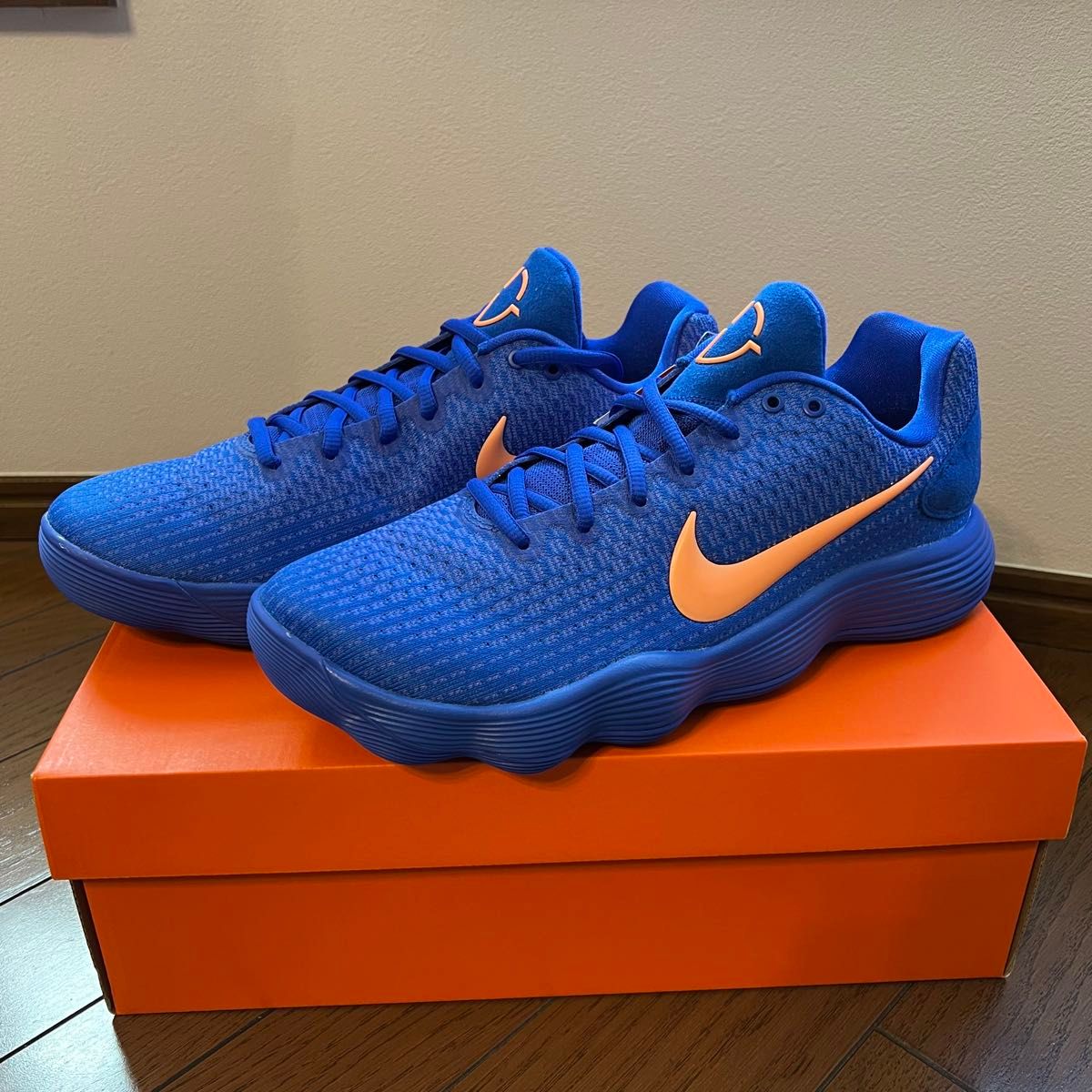 海外限定 Nike Hyperdunk 2017 Low Racer Blue ナイキ フライニット