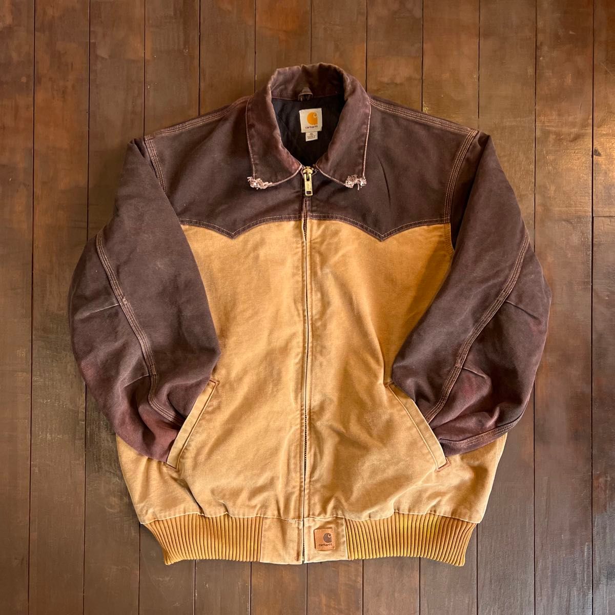 激レア 【carhartt カーハート】サンタフェジャケット ツートン XL