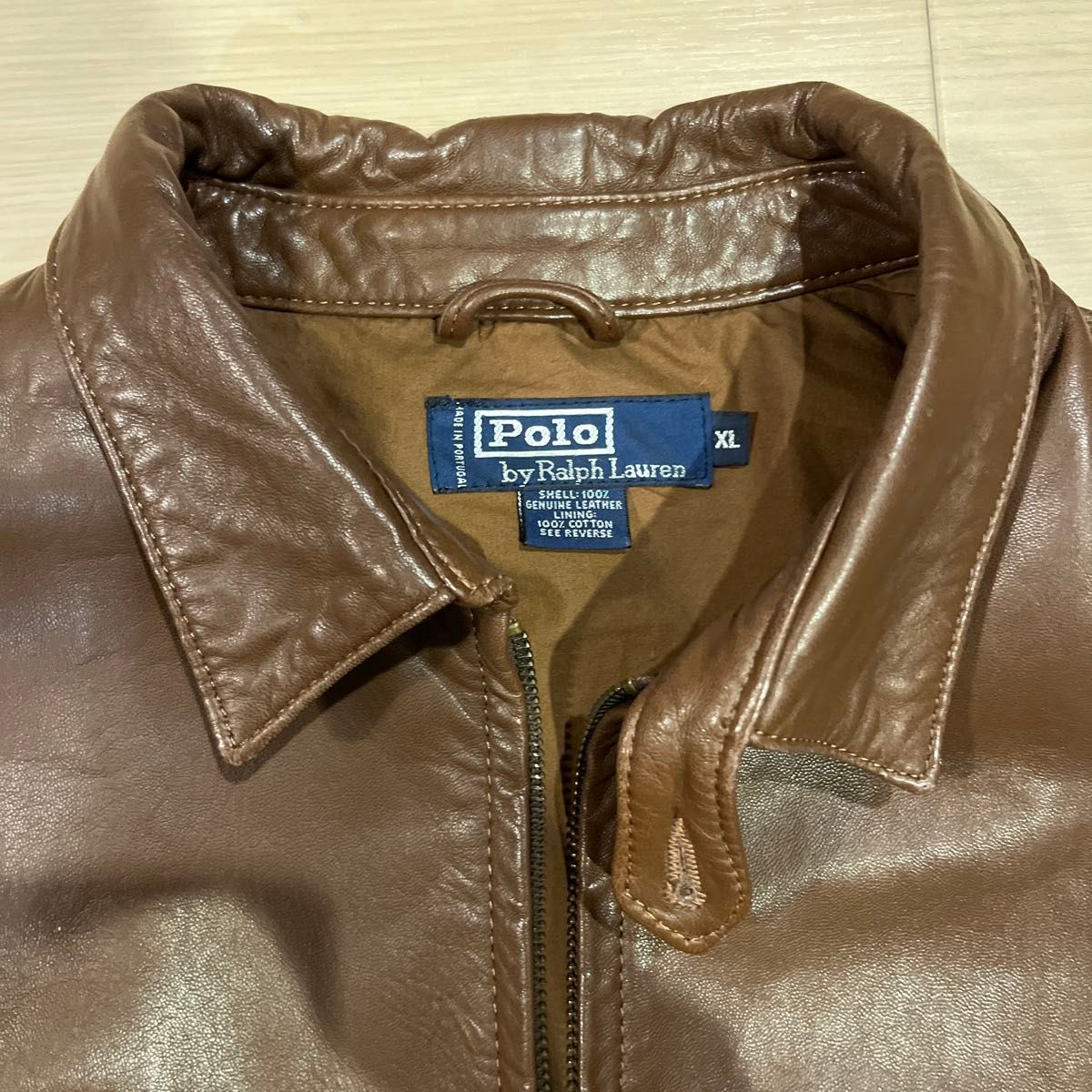 ポニー無 Polo Ralph Lauren ポルトガル製 ポロラルフローレン レザー
