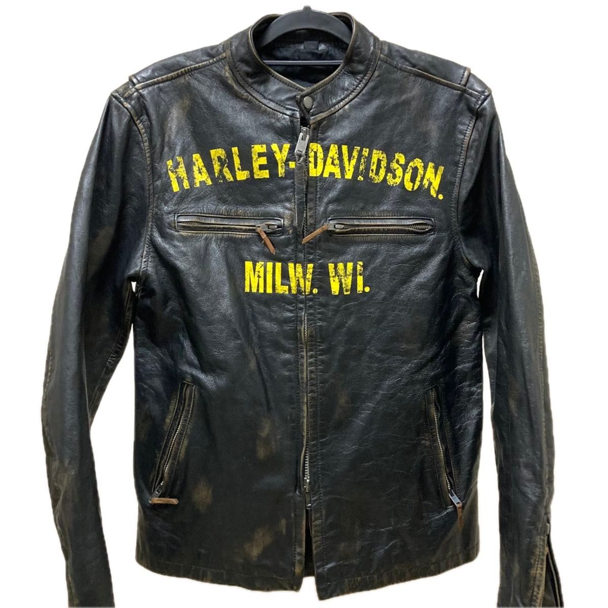 HARLEY-DAVIDSON / ハーレーダビッドソン レザー シングル ライダース