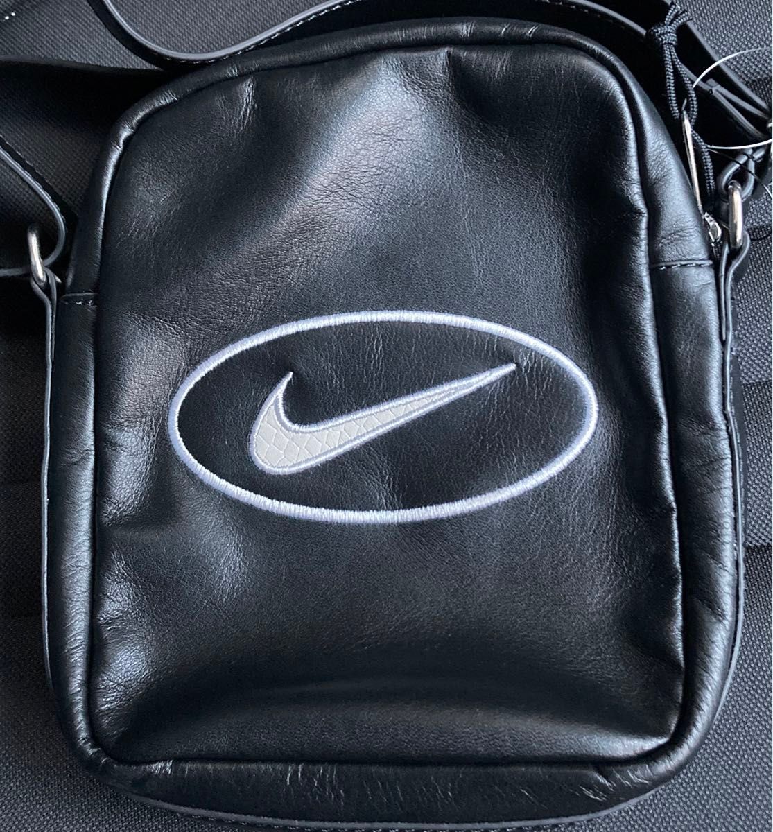 Supreme Nike Leather Shoulder Bag Black シュプリーム ナイキ レザー